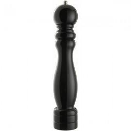 Veľký drevený mlynček na korenie - čierna farba